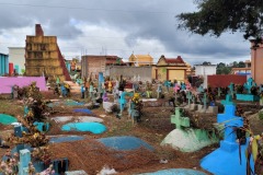Hřbitov, Chichicastenango, Guatemala
