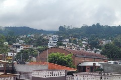 Výhled z hotelu Posada San Francisco, La Unión, Guatemala