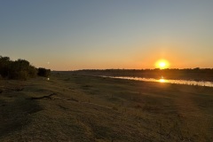 Západ slunce v Krugorově parku