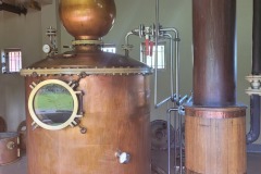 Továrna na rum - Destilace